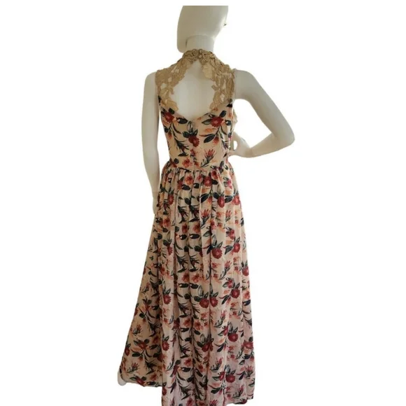 Joyfolie Floral Maxi Dress Size L - Picture 2 of 5